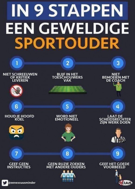 Sportouder in 9 stappen